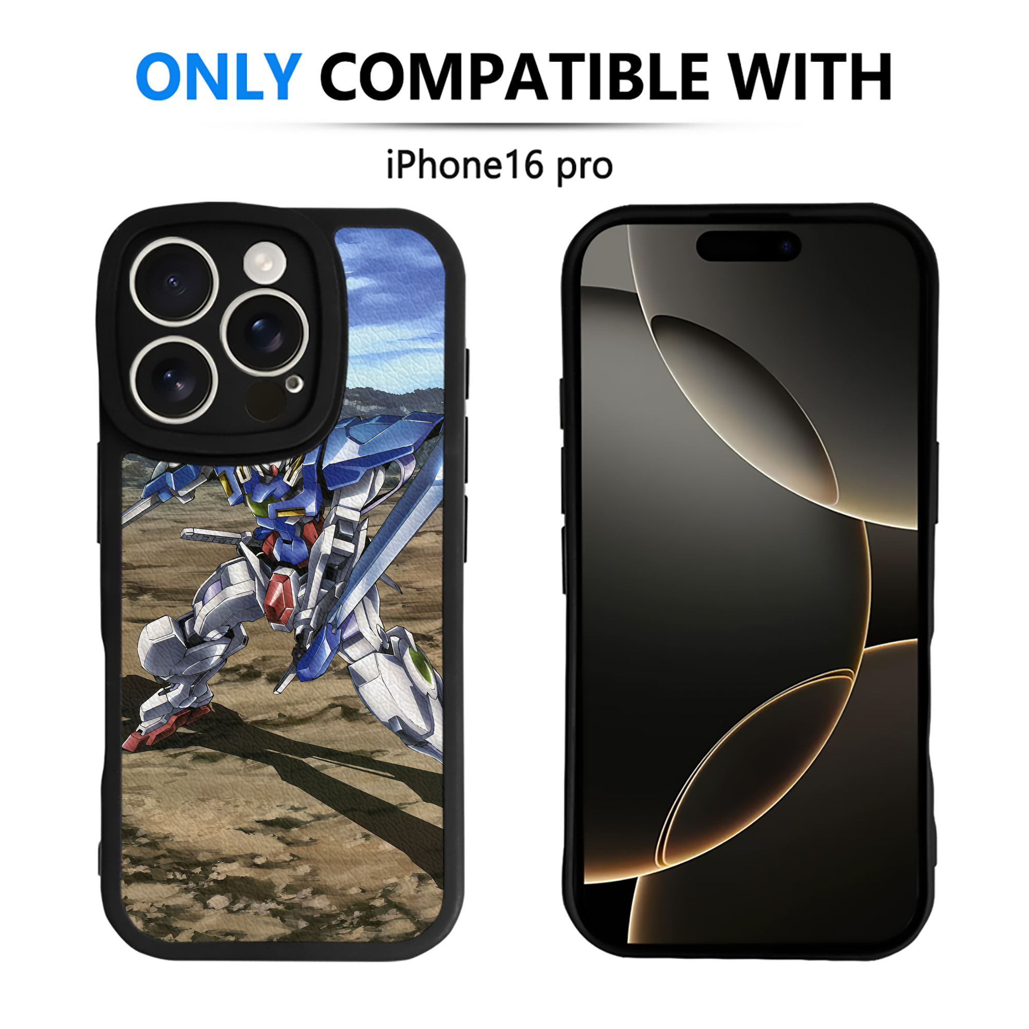 （画像用） 機動戦士ガンダム Mobile Suit Gundam 【iPhone 16シリーズ対応】シリコンスマホケース（レザー調） 材質：シリコン